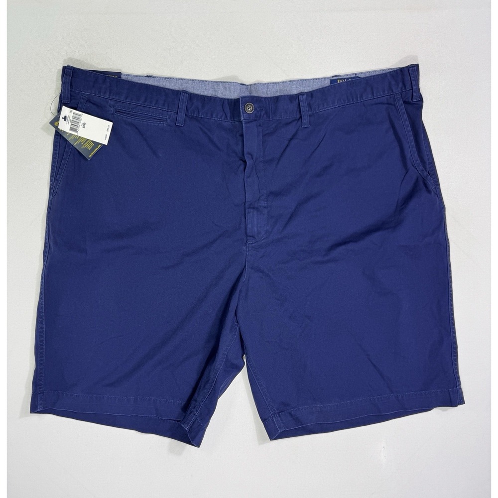 Polo Ralph Lauren Mens 50x10.5 Classic Fit Navy Blue Chino Shorts NWT Big & Tall